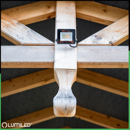 LED Reflektor 20W, 1800lm 6500K IP65 Černá ZUNA2 LUMILED