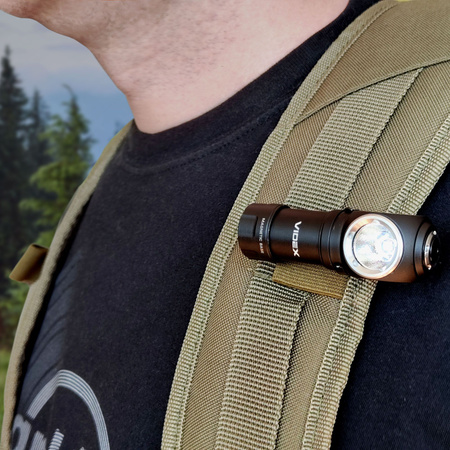 LED dobíjecí vodotěsná čelová svítilna 10W 600lm 5700K A055H VIDEX