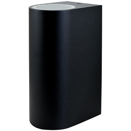 Zahradní fasádní nástěnné svítidlo nahoru a dolů LED 2xGU10 BOSTON GOLDLUX (Polux) DOUBLE BLACK