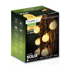 Solární zahradní girlanda 50x LED okrasné koule 9,27 m 3000K Warm SOLIX LUMILED