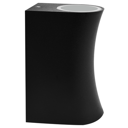 LED zahradní nástěnné svítidlo 2x GU10 BOSTON DOUBLE BLACK GOLDLUX (Polux)