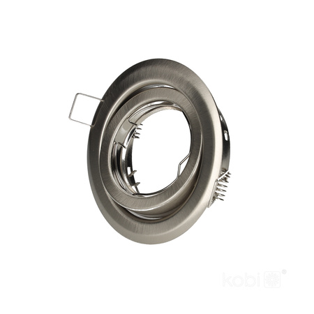 Halogenové zapuštěné bodové svítidlo GU10 Chrome Round Kobi pro zápustnou montáž