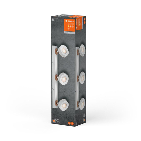 LED stropní svítidlo LED reflektor 3bodový dekorativní 14,4W bílý LEDVANCE