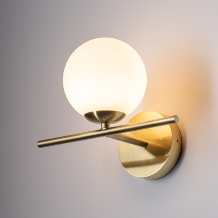 Nástěnné svítidlo Povrchová montáž G9 Zlatá Vodotěsná Koupelna IP44 Moderní ARALIA 10527 Novodvorski