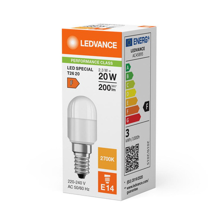LED žárovka T25 E14 2,3W = 20W 200lm 2700K teplá bílá LEDVANCE