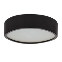 Dekorativní stropní svítidlo Plafond LED pro povrchovou montáž E27 Round Black Jasmin Kanlux