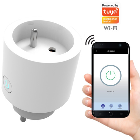 WIFI zásuvka 230V max. 16A 3600W TUYA smart GOLDLUX (Polux)