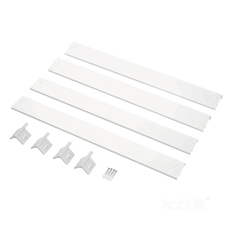 Rámeček pro povrchovou montáž 63 mm pro LED panel 60x60 cm Klik White Kobi