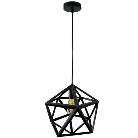 GEOMETRIC IL MIO DENMARK 1xE27 černá stropní lampa - GOLDLUX (Polux)