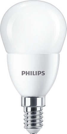 LED kulová žárovka E14 P48 7W = 60W 806lm 4000K neutrální bílá PHILIPS