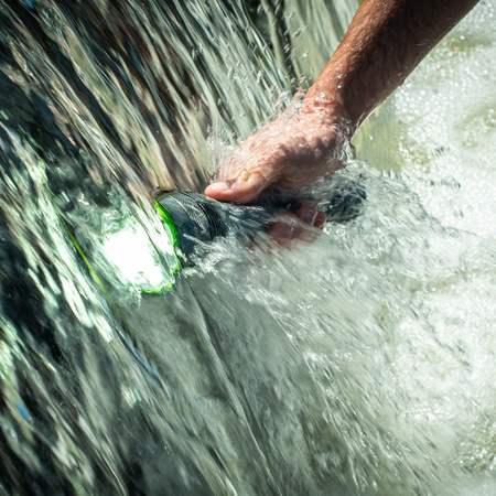 Taktická LED svítilna Vodotěsná dobíjecí USB- C 10000lm IPX7 / OB 4 Vayox