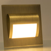 LED svítidlo na schodiště 1.2W Teplá bílá mosaz DECORUS 9 ProVero
