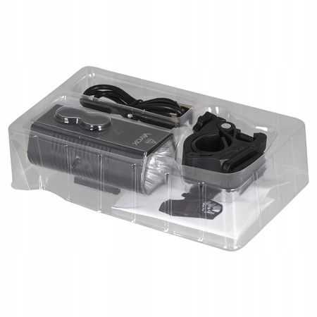 Svítilna LED Cyklistická svítilna Držák USB-C 6 režimů 1020lm IP65 Funkce Powerbanka VAYOX