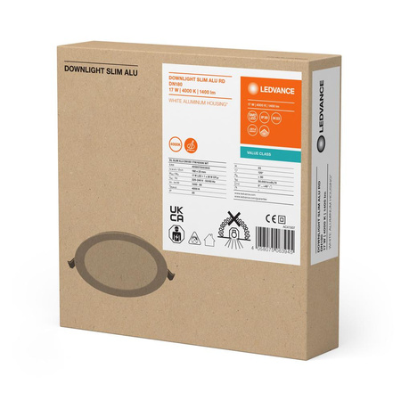 LED panelové bodové svítidlo 17W 1400lm 4000K neutrální síťové bílé svítidlo Ledvance