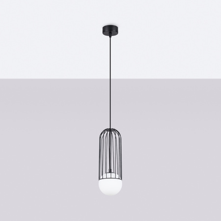 BRINA 1 G9 Black Moderní stropní závěsné svítidlo SOLLUX