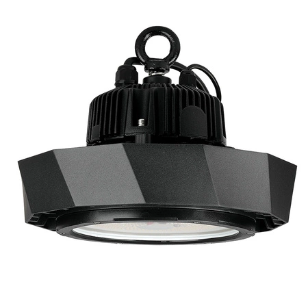 High-Bay LED svítidlo 100W 6000K S napájecím zdrojem SAMSUNG Black VT-9-108 V-TAC