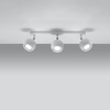 Svítidlo pro povrchovou montáž OCULARE 3L 3xGU10 Reflektor halogenový pohyblivý Minimalistický bílý SOLLUX