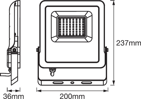 Reflektor LED 50W 4250lm 3000K Stmívatelný IP65 Černá Ledvance Smart+ WiFi Flood