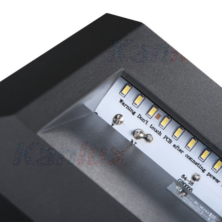 Nástěnné svítidlo pro povrchovou montáž CROTO LED šedé 1,1W 30lm 6500K studené 230V Kanlux