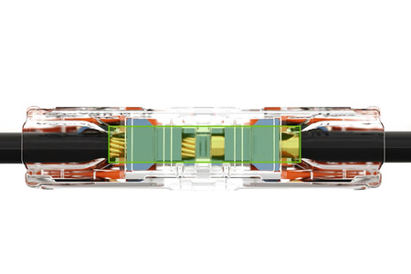 Instalační konektor Rychlokonektor WAGO 221-2411 pro KABEL 2x0.2-4mm