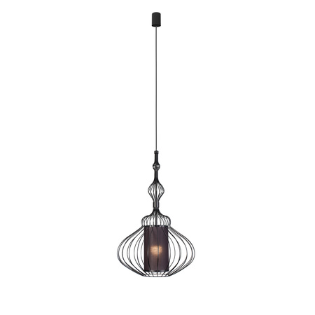 ABI M 8866 Nowodvorski Černé drátěné stropní svítidlo s paticí E27 z oceli ?40 cm Moderní