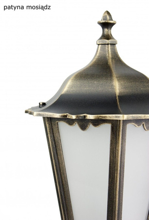 Venkovní závěsná LED zahradní lampa Retro Maxi K 1018/1/BD E27 Su-Ma