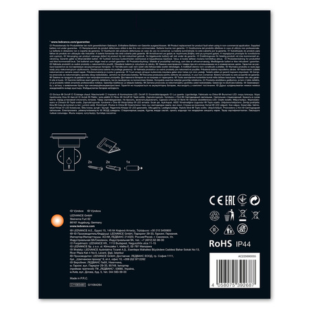 Solární zahradní nástěnná lampa LED fasádní lampa 6W ENDURA STYLE LEDVANCE