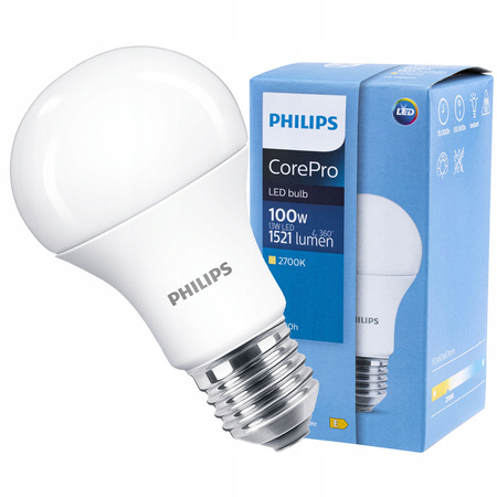 LED žárovka E27 A60 13W = 100W 1521lm 2700K Warm PHILIPS