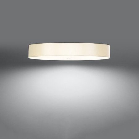 Stropní svítidlo LED SKALA 6xE27 Kulaté svítidlo 100cm Bílá SOLLUX