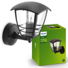 Zahradní lampa LED nástěnná lampa CREEK myGarden E27 IP44 Lucerna pro Up Black PHILIPS