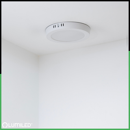 Stropní svítidlo LED pro povrchovou montáž 18W Round 4000K GLOW White LUMILED