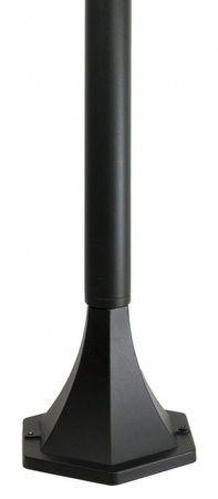 Venkovní zahradní lampa LANTERN E27 Cadiz K 5002/1/Z 146cm černá Su-Ma