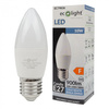 LED žárovka svíčka B37 E27 10W 900lm 6500K Cold Ecolight