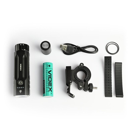 Světlo na kolo LED svítilna Dřevotěsná dobíjecí baterie IP68 2000lm Videx