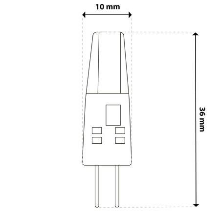 LED žárovka G4 Capsule 3W = 30W 360lm 6500K studená bílá 360° AC/DC 12V LUMILED