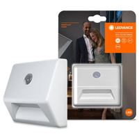 Schodišťové svítidlo Nightlux LED bílé 0.3W 10lm 4000K IP54 snímač pohybu Ledvance