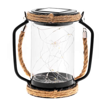 LED solární lampa Venkovní zahradní závěsná stojací lucerna 3000K IP44 soumrakový senzor