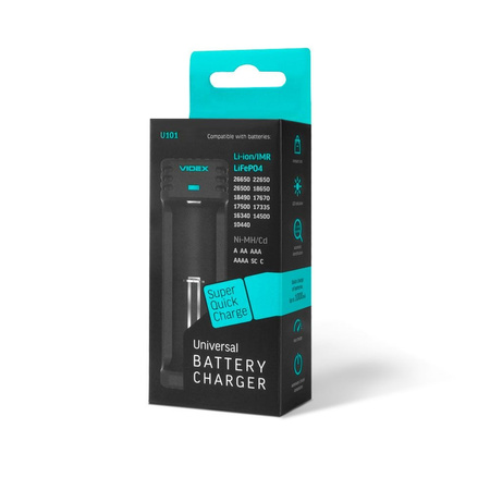 Univerzální nabíječka baterií VCH-U101 VIDEX