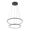 LED závěsné stropní svítidlo 35W 1300lm 4000K neutrální černá moderní CIRCOLO LED 10864 Nowodvorski