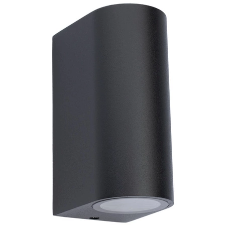 Zahradní nástěnná lampa 2x GU10, Černá ALLIUM LUMILED