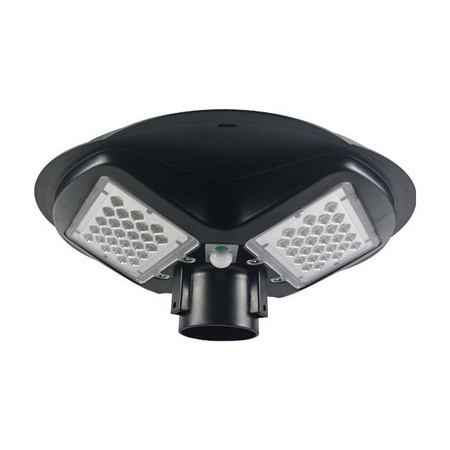 Pouliční lampa LED solární lucerna 150W IP65 mikrovlnný pohybový senzor + dálkové ovládání