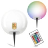 Solární zahradní lampa LED Driving Dekorativní zemní koule Venkovní RGB + PILOT