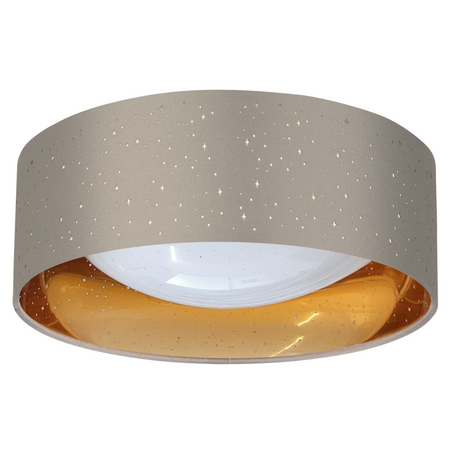 Plafond LED stropní svítidlo 18W 1850lm 4000K neutrální 120° bílá zlatá šedá Toulouse Sanico Goldlux