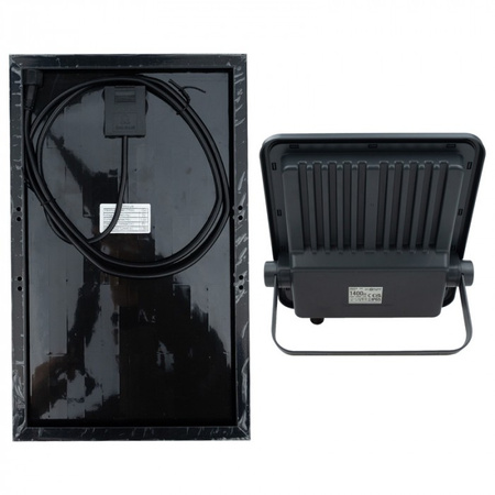 LED reflektor Solar Reflector 200W 1400lm 4000K Neutral IP65 se soumrakovým senzorem + dálkové ovládání Ecolight