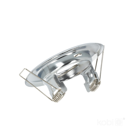 Halogenové zapuštěné bodové svítidlo GU10 Chrome Round Kobi pro zápustnou montáž