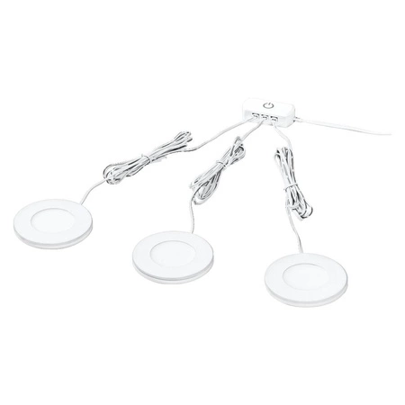 LED panelové bodové svítidlo 8,5W 390lm CCT Mesh White Magnet Ledvance