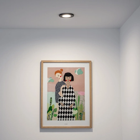 Halogenová Osvětlení Podhledová Koupelnová Hermetická GU10, IP44 Stálá Černá AQUS LUMILED