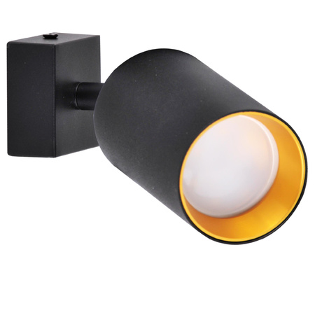 Nástěnné svítidlo Reflektorové nástěnné a stropní LED svítidlo 1 x GU10 MARIBEL Black GOLDLUX (Polux)