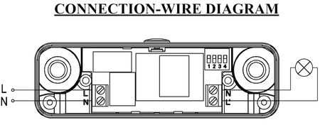 Mikrovlnný pohybový senzor 180°/360° IP65 BÍLÁ povrchová montáž na stropní stěnu nastavitelná V-TAC