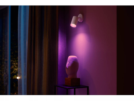Bílá a barevná ambientní lampa Philips HUE Fugato 1x4,2W Bluetooth Zigbee